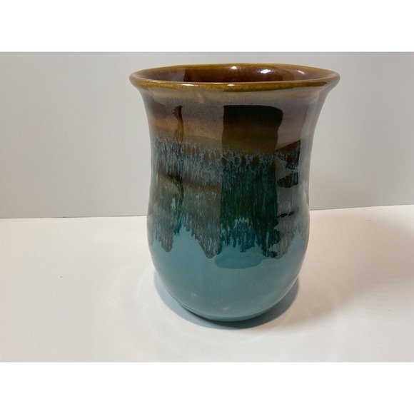 Handmade Ceramic Mug Unique Glaze Earth Tones 2008 Neher Studio Pottery - Picture 3 of 7